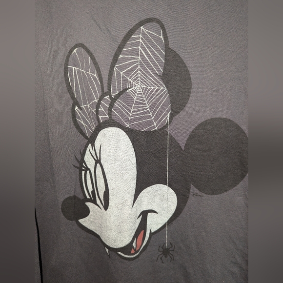 Torrid true vintage vampire Minnie mouse raglan shirt size 00 - Picture 4 of 4